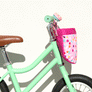 Beep Bike / Scooter Fabric Basket with a Confetti Dot Design đ