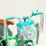 Beep Kids Bike / Scooter Fabric Basket with Australian Bird + Floral Design