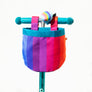Beep Kids Bike / Scooter Fabric Basket with Beautiful Rainbow Design  🌈