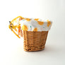 Beep Kids Bike & Scooter Wicker Basket with a Sunshine liner ☀️