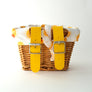 Beep Kids Bike & Scooter Wicker Basket with a Sunshine liner ☀️