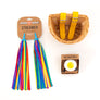 Beep Kids Bike & Scooter Wicker Basket with a Sunshine liner ☀️
