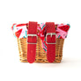 Beep Kids Bike & Scooter Wicker Basket with a cute Watermelon liner 🍉