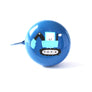 BLUE BIKE BELL WITH DIGGER TRUCK ON THE FRONT