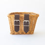 Beep Kids Bike / Scooter Wicker Basket - Natural