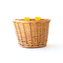 Beep Kids Bike / Scooter Wicker Basket - Yellow