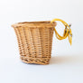Beep Kids Bike / Scooter Wicker Basket - Yellow