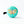 A mint bicycle bell with a colorful butterfly design on it, suitable for kids' bikes, trikes, or scooters.