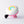 Pretty girls bike bell with pastel coloured rainbow on white bell with pink bottom