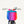Beep Kids Bike / Scooter Fabric Basket with Beautiful Rainbow Design  🌈
