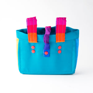 Beep Kids Bike / Scooter Fabric Basket with Beautiful Rainbow Design  🌈