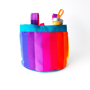 Beep Kids Bike / Scooter Fabric Basket with Beautiful Rainbow Design  🌈