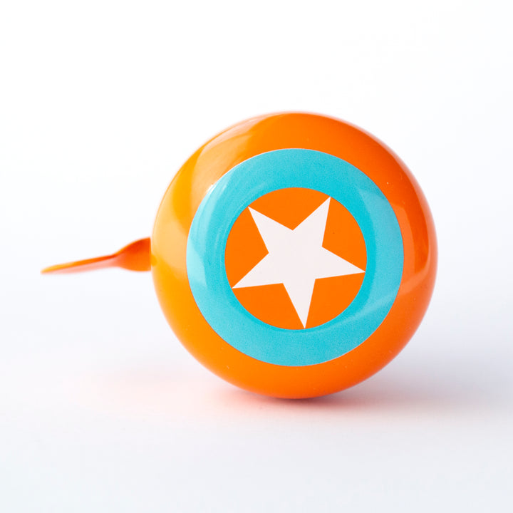 Beep Star Super Hero Style Bike Bell - Orange