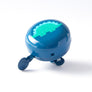 BLUE BIKE BELL WITH GREEN DINOSAUR ON THE TOP OF THE BICYCLE BELL