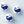 Beep Blue Whale fun bike bells - three