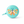 Beep Cute Butterfly Bike Bell on Mint Bicycle Bell