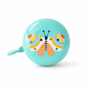 Beep Cute Butterfly Bike Bell on Mint Bicycle Bell