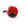 Beep Ladybug bike bell — red and black ladybug design with heart detail, kids bicycle and scooter bell