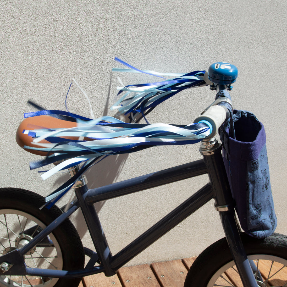 Beep Ocean Blue Ribbon Streamer Add fun to your bike, trike or