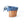 KIDS WICKER BIKE SCOOTER BASKET WITH BLUE STAR LINER