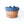 KIDS WICKER BIKE SCOOTER BASKET WITH BLUE STAR LINER