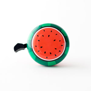 Fun Watermelon bike bell with oolourful red and green design