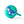 Fun Kids Bike Bell with vibrant blue t rex han-painted onto green bike bell