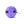 Beep Kawaii Purple Hand Painted Bike Bicycle Bell