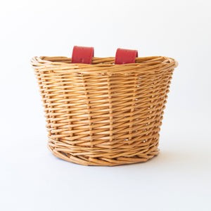 Beep Kids Bike / Scooter Wicker Basket - Red